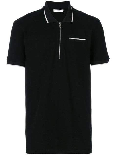 vintage black mint versace zip polo|Vintage Versace Shirts .